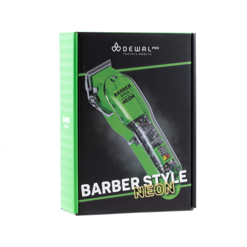 Машинка для стрижки BARBER STYLE NEON DEWAL 03-081 Green